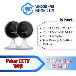 Paket CCTV Wifi CCTV Wifi Indoor Fix Mode 2 Camera