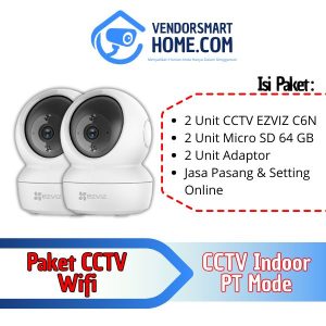 Paket CCTV Wifi CCTV Wifi Indoor PT Mode 2 Camera