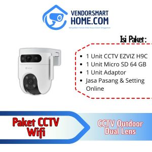 Paket CCTV Wifi CCTV Wifi Outdoor Dual Lens 1 Camera